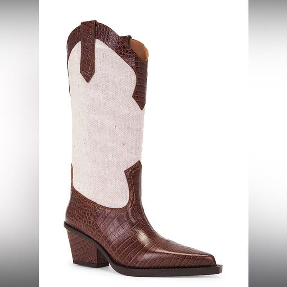 Paris Texas Rosario Boot in Cioccolato Brown Naturale 38 - Picture 1 of 11
